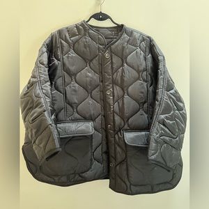 The Frankie Shop black quilted jacket
